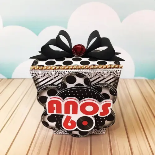 Arquivo Silhouette Caixinha Sushi Anos 60