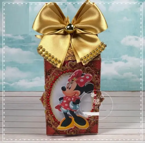 Arquivo De Corte Caixa Milk Minnie