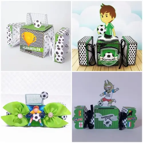 Arquivo Studio Silhouette Kit Caixa Bala Futebol