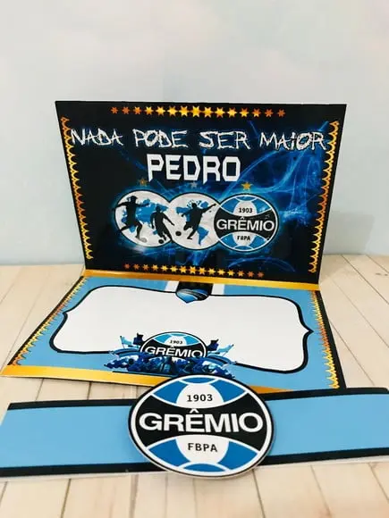 Arquivo Studio Silhouette Convite Grêmio Futebol