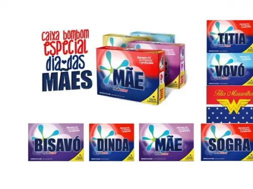 Arquivo Silhouette Kit 16 Caixas Bombom Dia Das Mães
