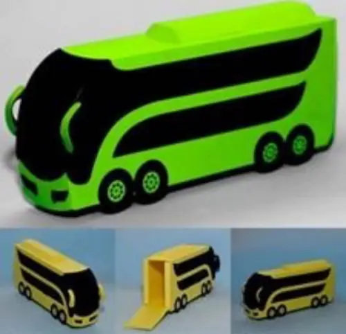 Arquivo de Corte Silhouette Caixinha Ônibus