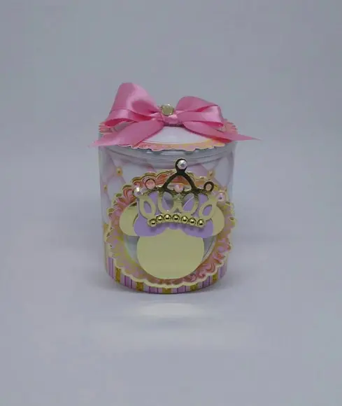 Arquivo Studio Rotulo Potinho De Papinha Minnie Rosa