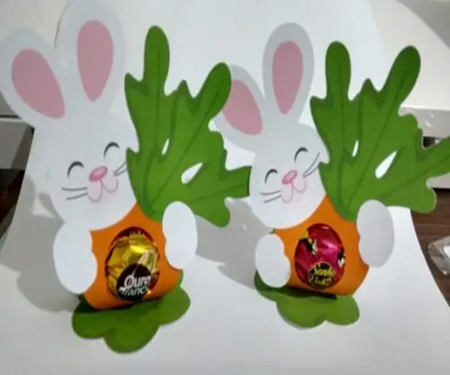 Arquivo de Corte Porta Bombom Coelhinho Páscoa