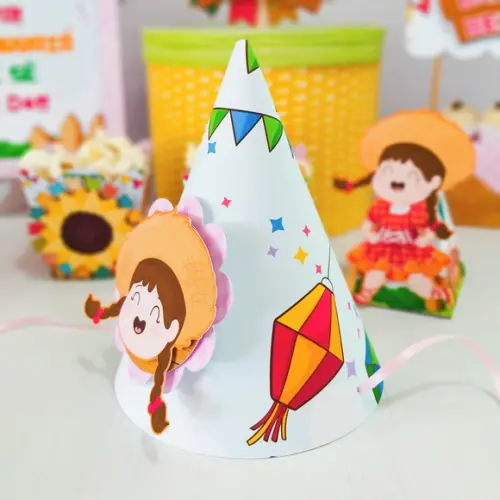 Arquivo Silhouette Chapeu Festinha infantil Festa Junina