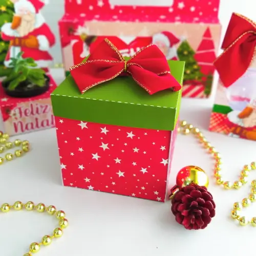 Arquivos Silhouette Caixas Explosão para Natal