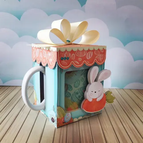 Arquivo de Corte Caixa para Caneca Páscoa