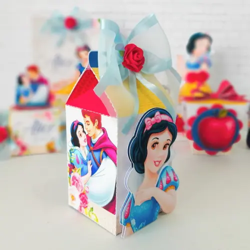Arquivo Silhouette Caixa Milk Branca de Neve