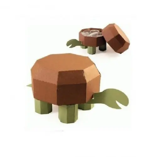 Arquivo de Corte Caixa Tartaruga 3d