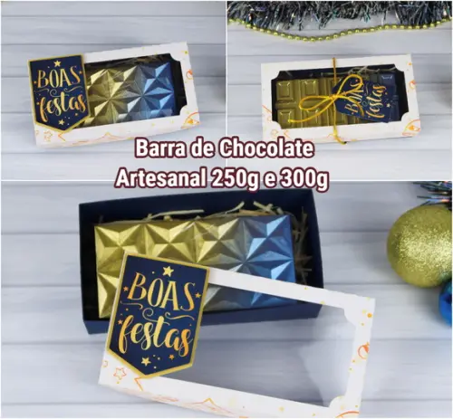 Arquivo Studio Caixa Barra Chocolate Artesanal Ano Novo