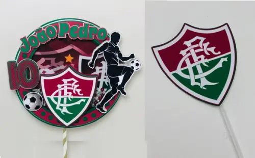 Arquivo de Corte Topper Bolo e Docinhos Fluminese
