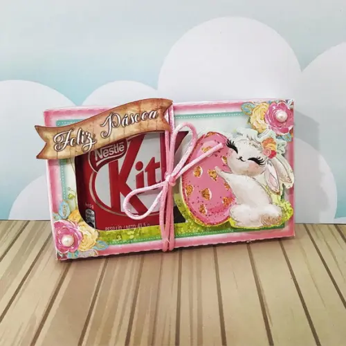 Arquivo de Corte Caixa Kit Kat Páscoa