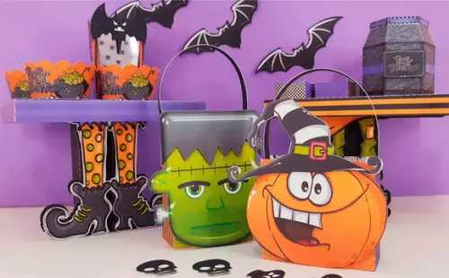 Arquivo de Corte Kit Halloween Studio Dxf Svg