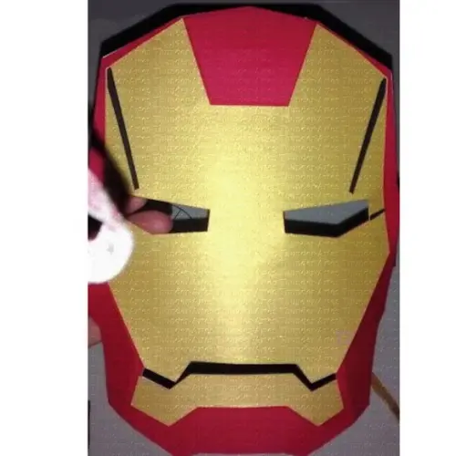 Arquivo Digital Máscara Homem de Ferro - Iron Man