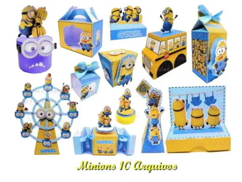 Arquivo de Corte Kit Festa Infantil Minions