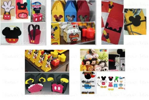 Arquivo de Corte Kit Festa Infantil Mickey Mouse