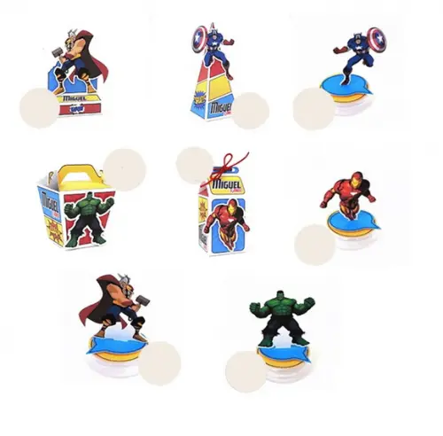 Arquivo de Corte Kit Festa Infantil Vingadores
