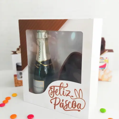 Arquivo de Corte Caixa Espumante e Ovo 250g Páscoa