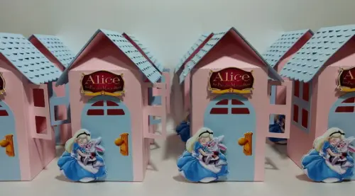 Arquivo de Corte Casinha Alice no Pais das Maravilhas