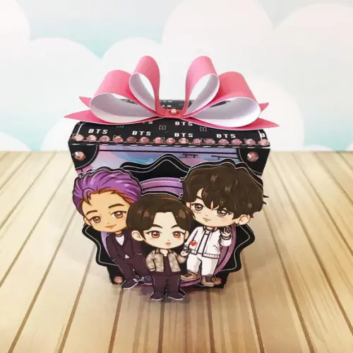 Arquivo de Corte Caixa Sushi Bts