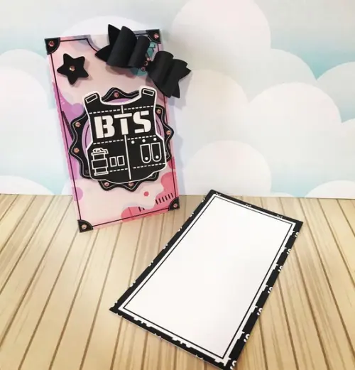 Arquivo de Corte Convite Bts