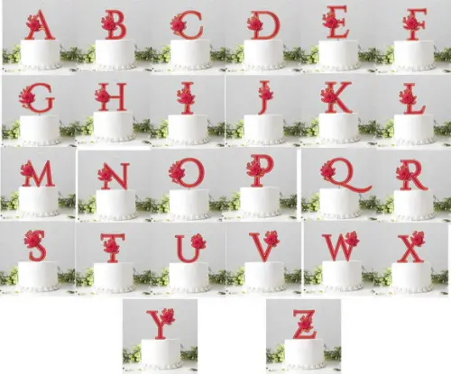 Arquivo Silhouette Topo de Bolo Letras Alfabeto Completo