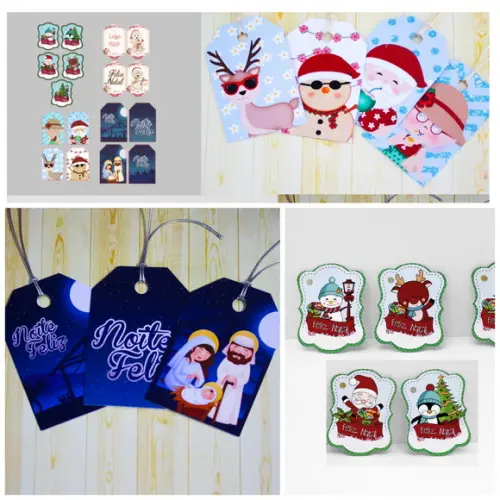 Arquivo Silhouette Tags para Natal