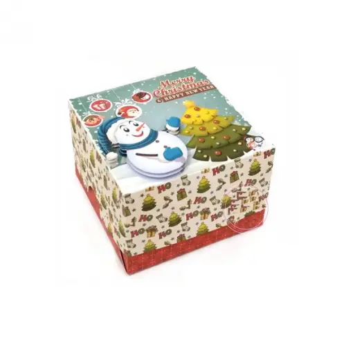 Arquivo Silhouette Caixa 4 e 6 Doces sem Cola Natal