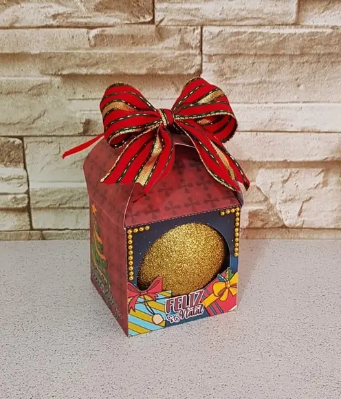 Arquivo de Corte Caixa Esfera Natal
