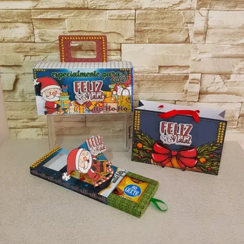 Arquivo Silhouette Kit Presentes para Natal