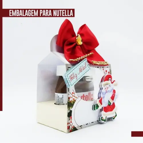 Arquivo de Corte Caixa Nutella Natal