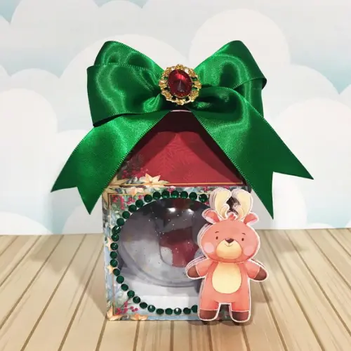 Arquivo de Corte Caixa para Bolinha 6 e 7 Natal