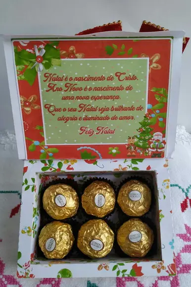 Arquivo Silhouette Caixa 6 Ferrero Natal