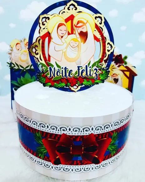 Arquivo Silhouette Saia e Topo de Bolo Natal
