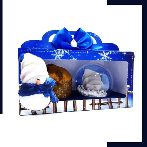 Arquivo Studio Caixa Mini Panetone e Bolinha Natal