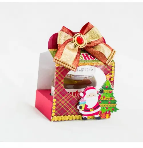 Arquivo Silhouette Caixa Sacolinha Nutella Natal