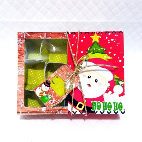 Arquivo Silhouette Caixa para 12 Doces Natal