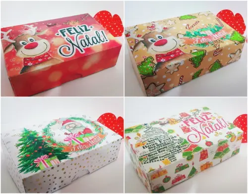 Arquivo Silhouette Caixas Lembrancinha Natal