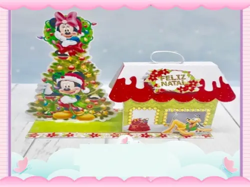 Arquivo Silhouette Caixinha Casa Natal Infantil