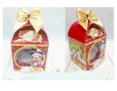 Arquivo Silhouette Caixa Esfera Natal Infantil
