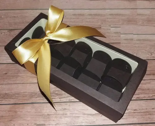 Arquivo Silhouette Caixa para 10 Doces