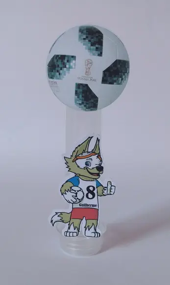 Arquivo Silhouette Aplique Tubetes Futebol Copa Brasil