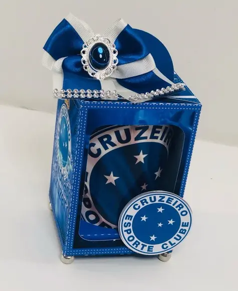 Arquivo Silhouette Caixa Cofrinho Cruzeiro Futebol
