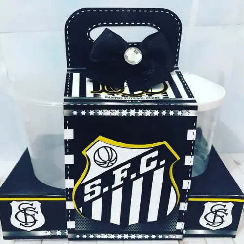 Arquivo Silhouette Kit Cineminha Futebol Sant0s