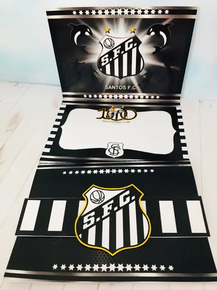 Arquivo Studio Silhouette Convite Futebol Sant0s