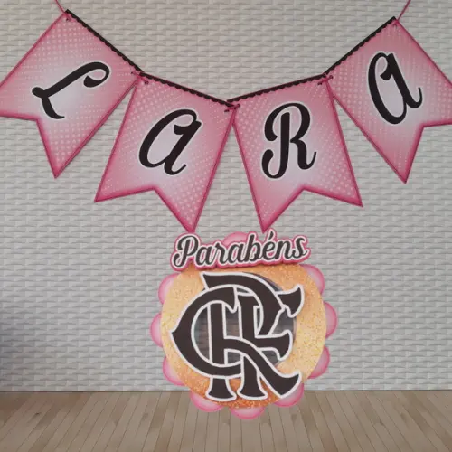 Arquivo De Corte Topper Futebol Rosa Flamengo