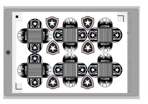 Arquivo Silhouette Forminhas Para Docinhos Botafogo
