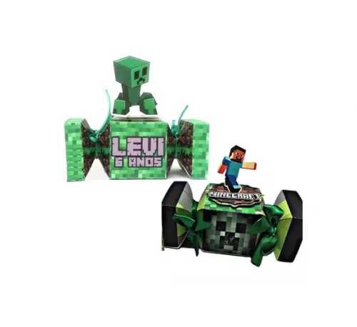 Arquivo Silhouette Caixa Bala Minecraft