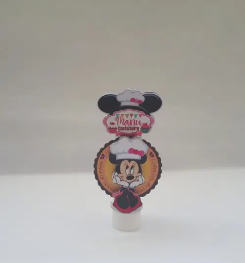 Arquivo De Corte Aplique Tubete Minnie Confeitaria