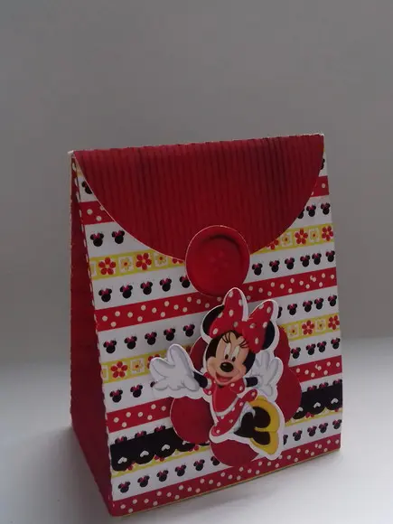 Arquivo Silhouette Sacolinha Minnie